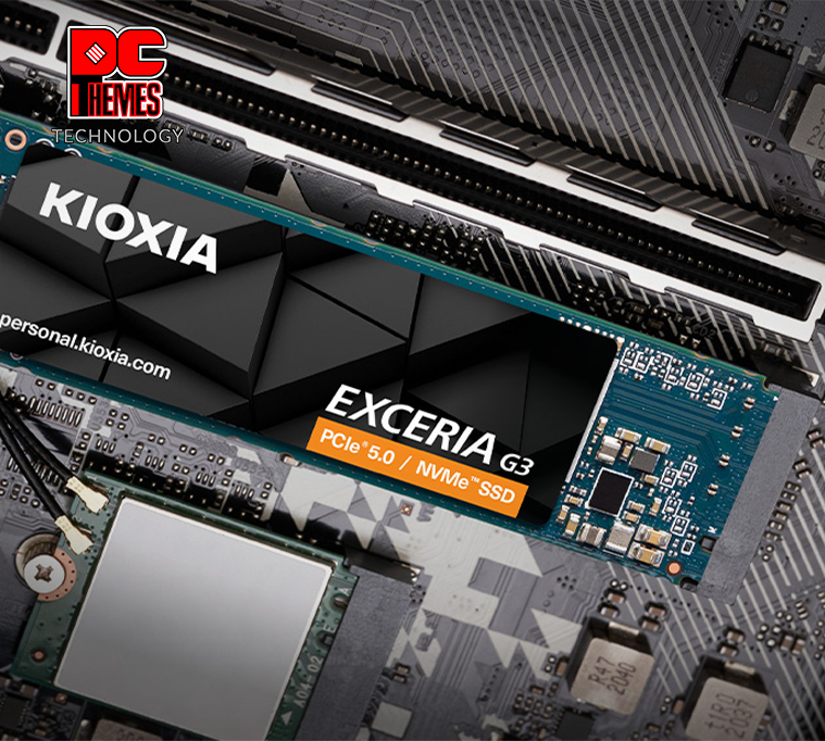 KIOXIA EXCERIA G3 1TB NVMe™ SSD M.2 Gen.5 Solid State Drive R10
